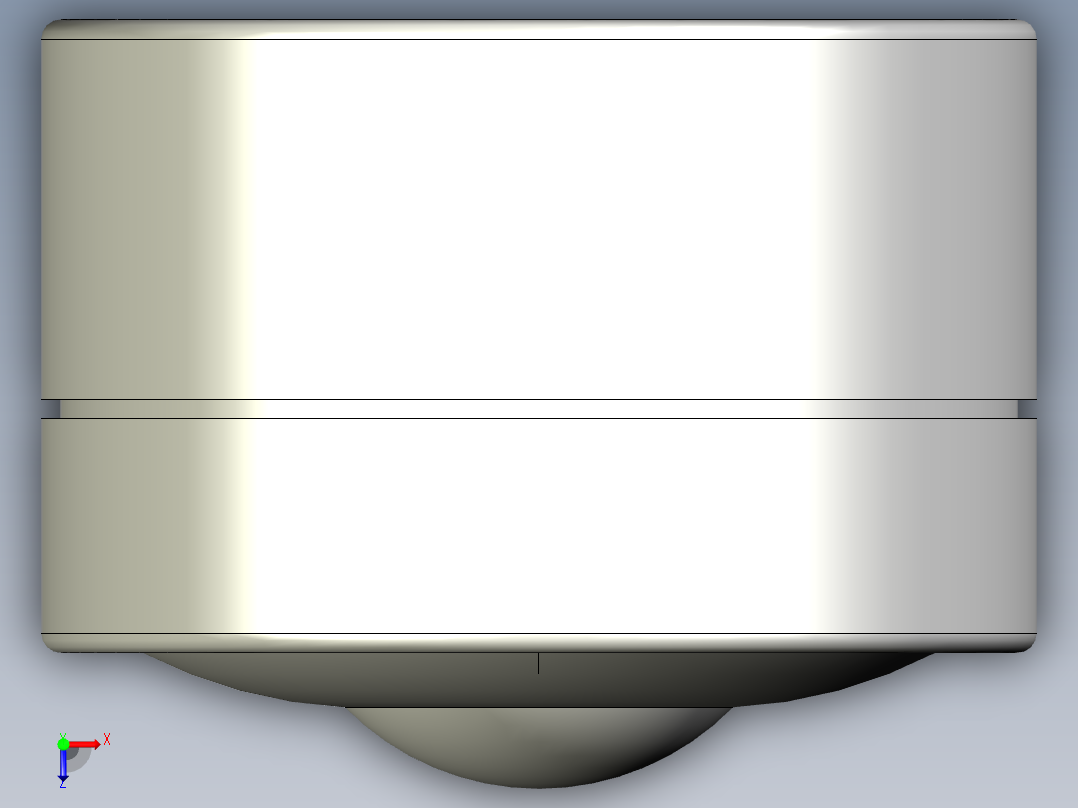 萬向滾珠61-3D多系列多零件图纸模型俯视图