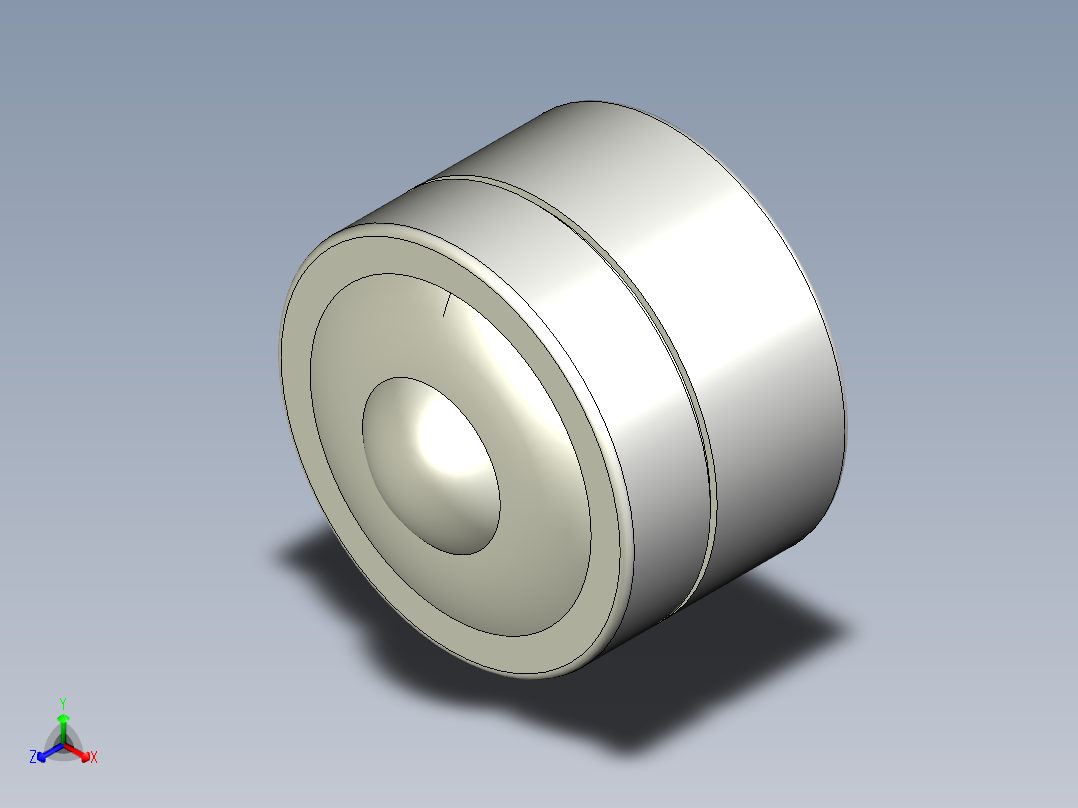 萬向滾珠61-3D多系列多零件图纸模型正等轴测图