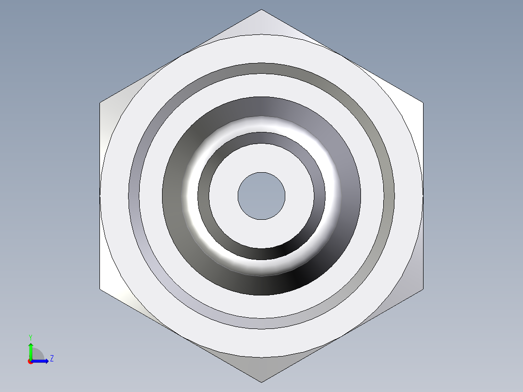 卡套式工业通用硬管接头EO_Swivel_union_GZ06SCF左视图