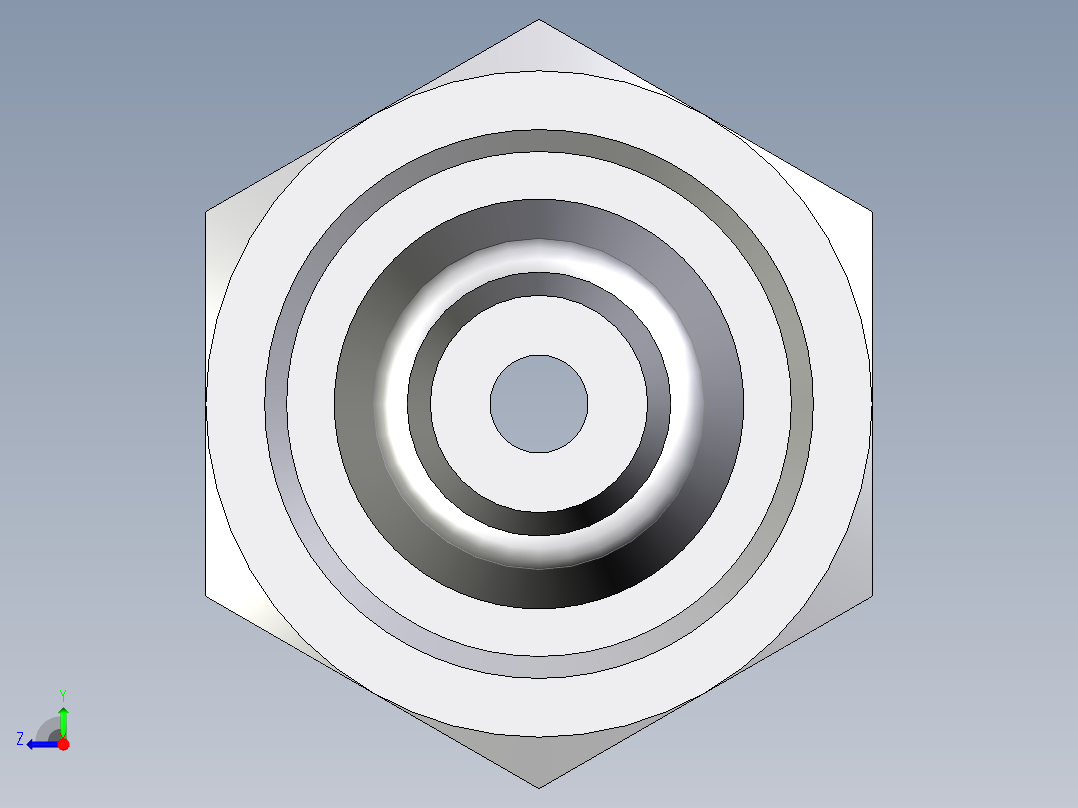 卡套式工业通用硬管接头EO_Swivel_union_GZ06SCF右视图