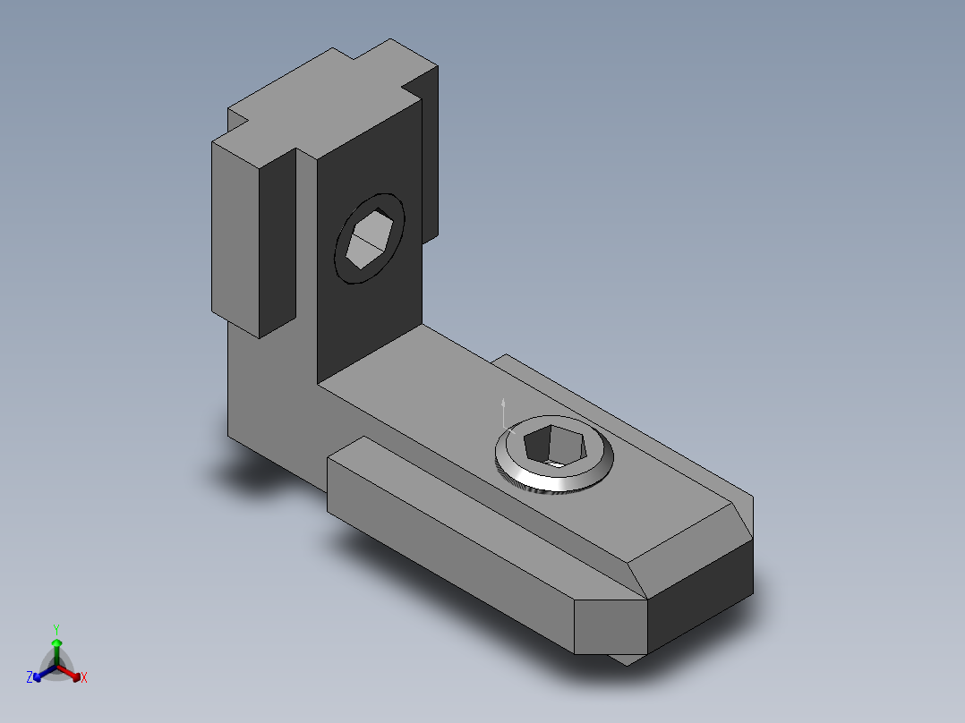 铝型材及其附件3.41.10A正等轴测图