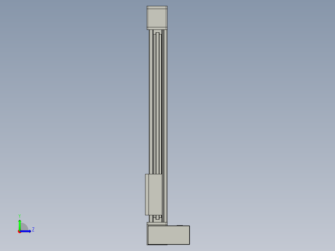 欧规系列-GB8-L96-S600-BLD-P40-MS3左视图