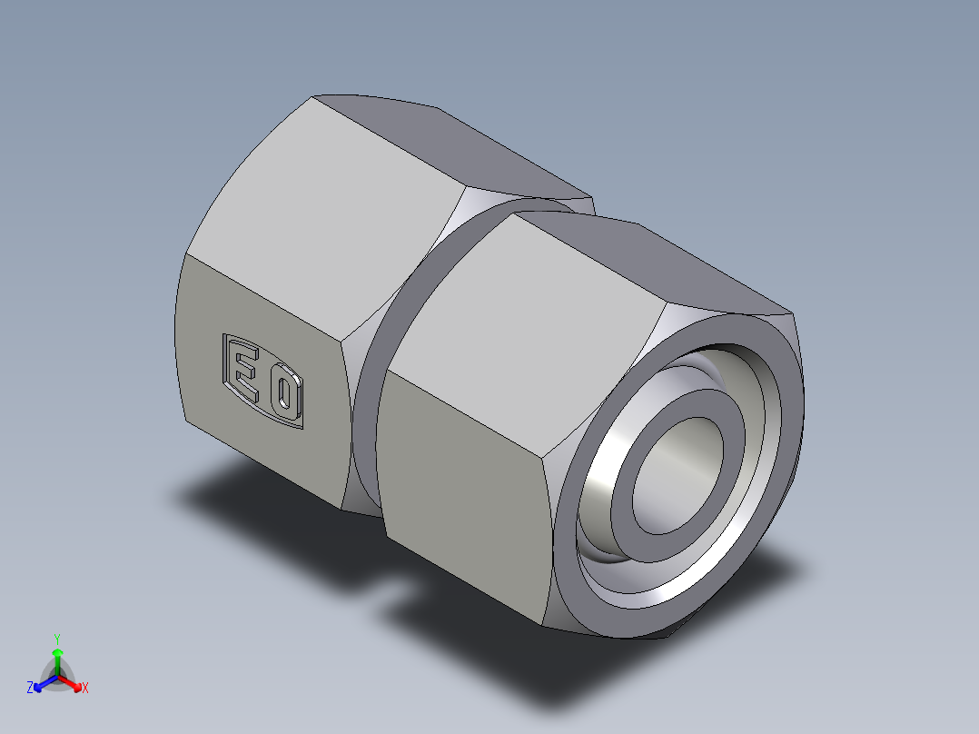 卡套式工业通用硬管接头EO_Swivel_union_GZ12LCF