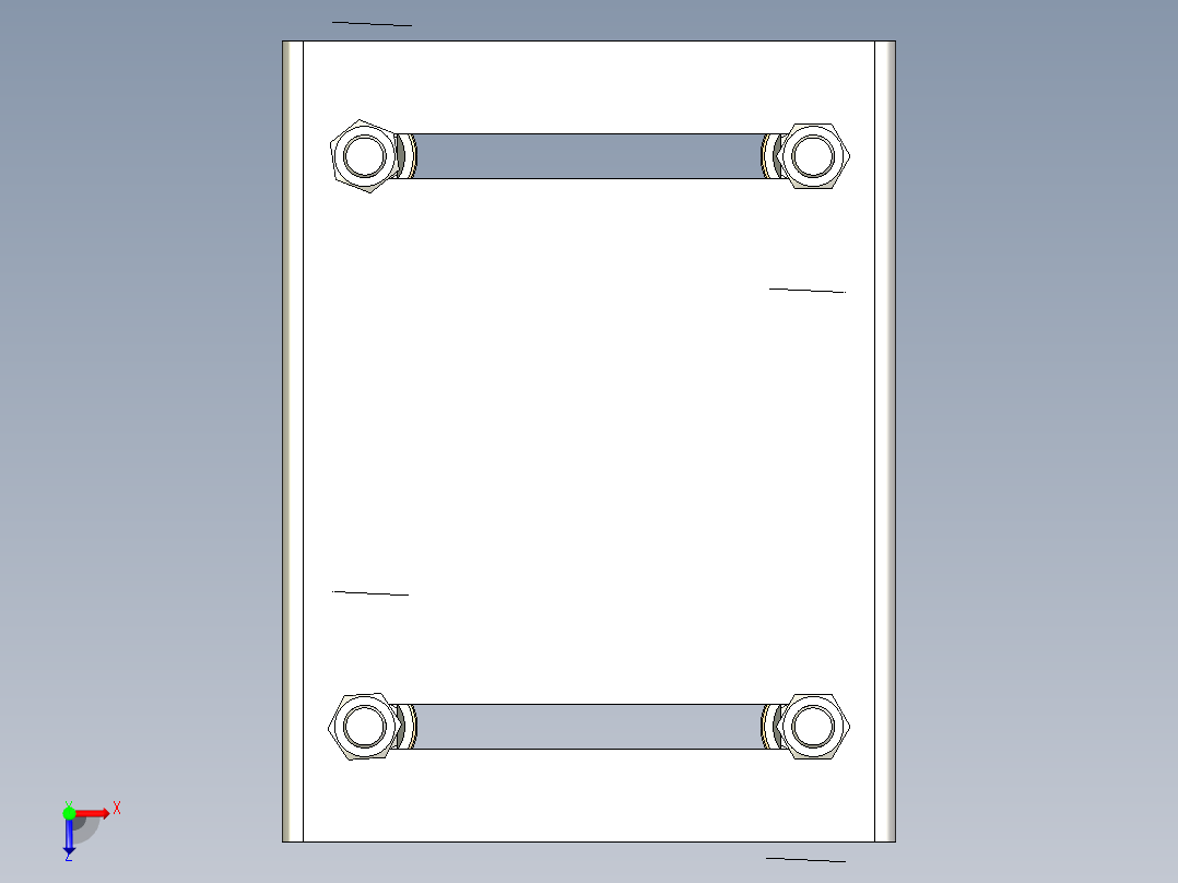 导向板项目256-220和256-350俯视图