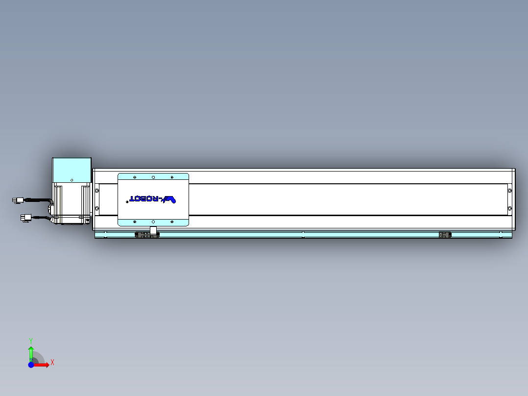 威洛博VBC同步带传动一无尘环境VBC14-L45-S650-BRU-ZP75-C3前视图