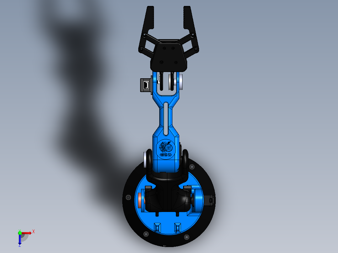 robotic-arm-367 SW俯视图