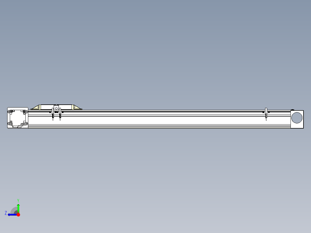 Toyo东佑达直线模组-M80M-S-X102-800-L-M40-C4右视图