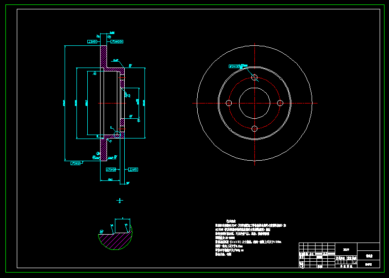 QC016-捷达汽车浮动钳盘式制动器制动器设计[前轮]汽车类设计[全套CAD和文档]