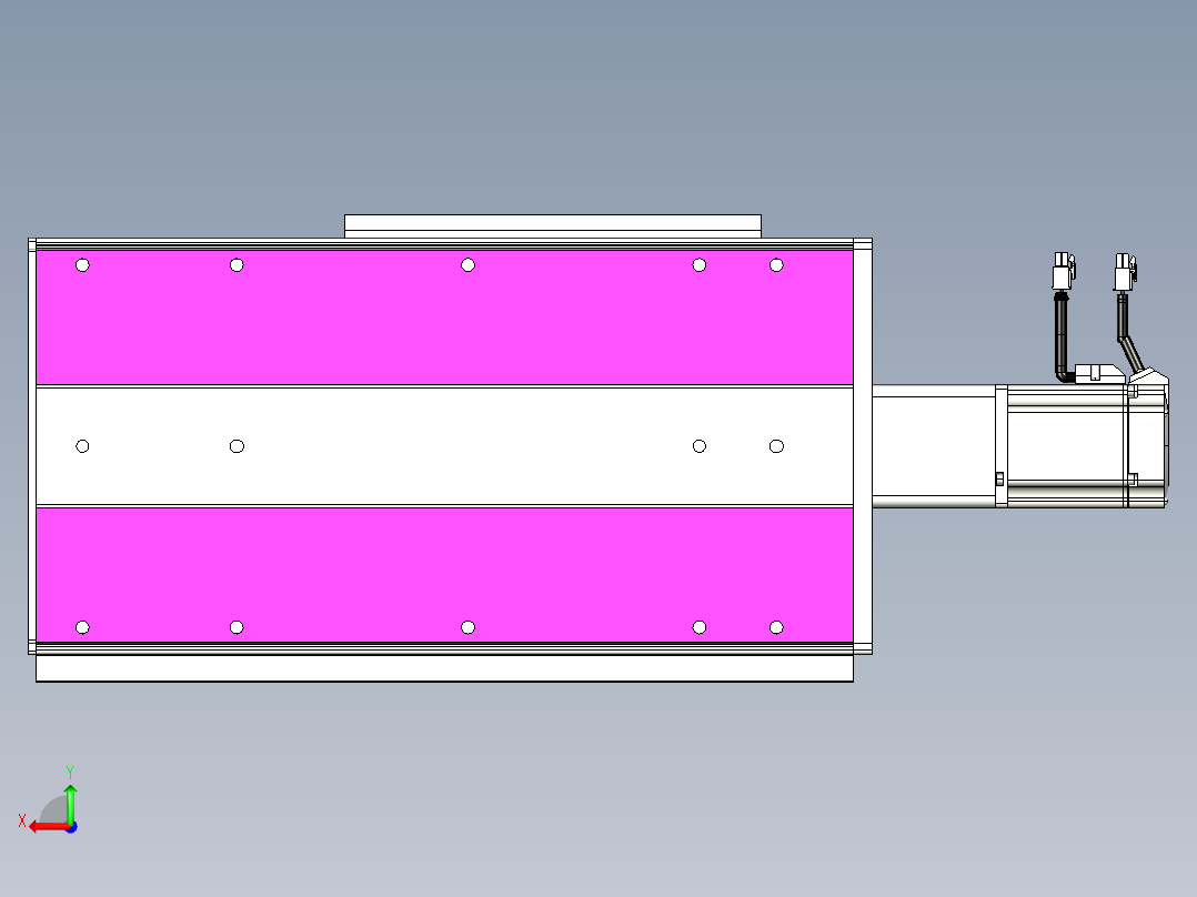 VF丝杆传动-一般环境VF27-Lxx-C-S150-BC-ZP75-C3后视图