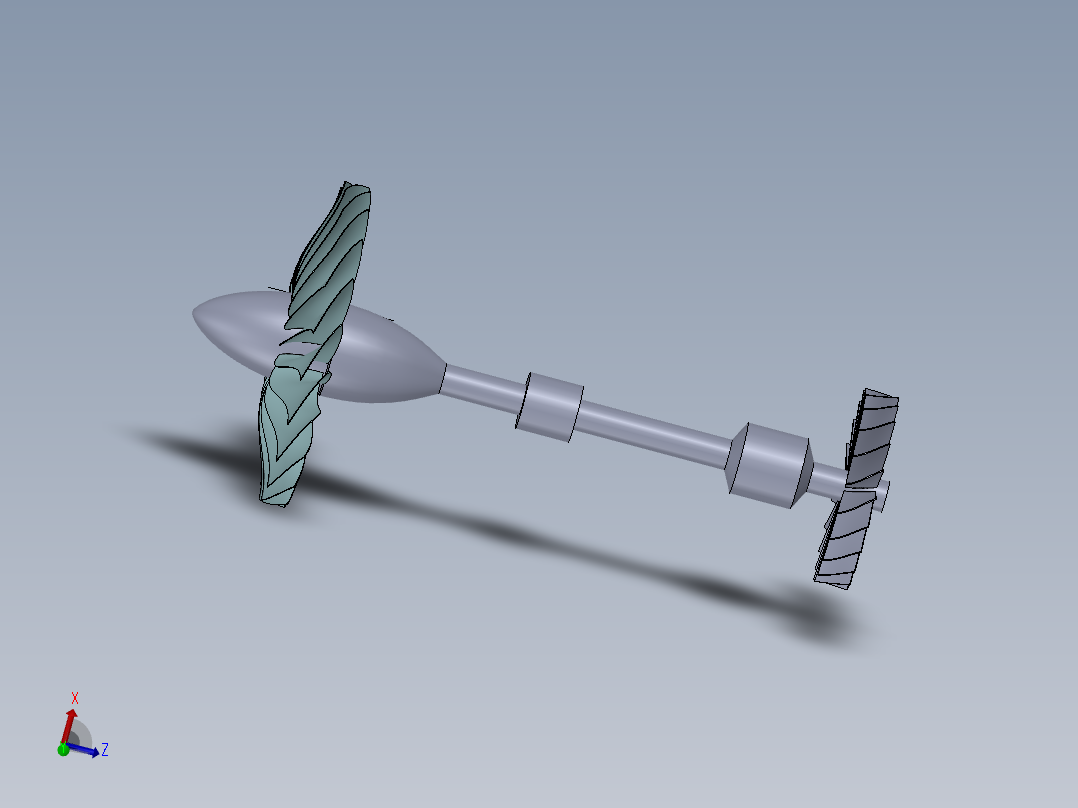 喷气<span style='color: red'>发动机</span>---模型格式为 sw