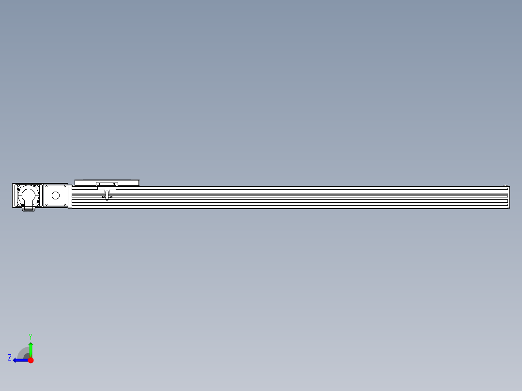 同步带全封闭直线模组TPA-HCB-120D-90-L950-ML-C-P40-N3右视图