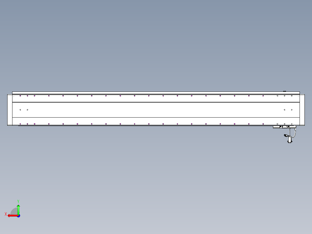 威洛博VL系列直线电机模组-VL22H2-S1800后视图