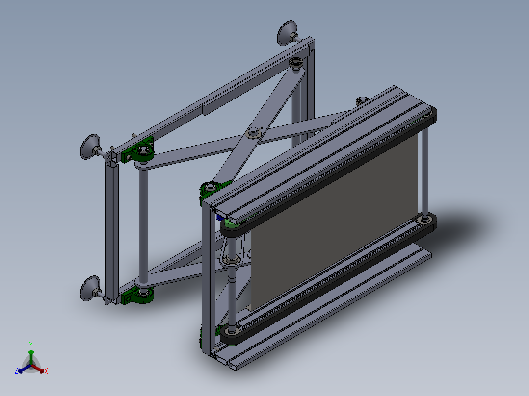 TAK-05A型发电机嵌线定子装配线正等轴测图