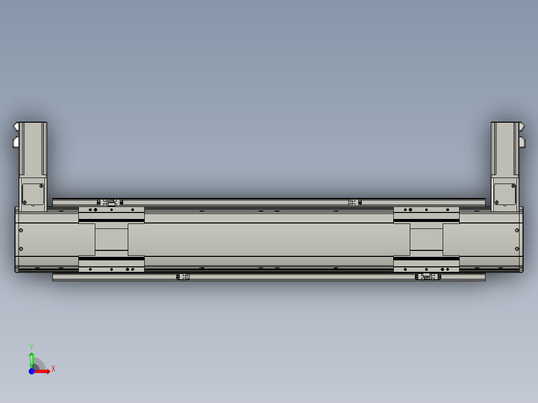 威洛博双电机滑台-VBF14S2-L100-S500-BLR-P40-C6前视图