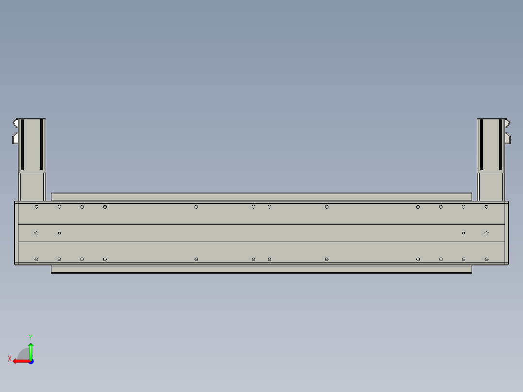 威洛博双电机滑台-VBF14S2-L100-S500-BLR-P40-C6后视图