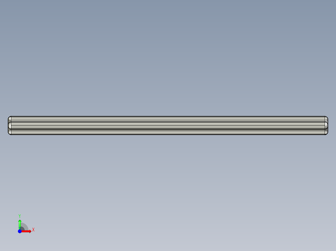 乐高机械组车桥-3737 Black Technic Axle 10.IGS前视图