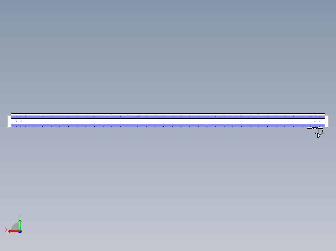 威洛博VL系列3d模型模组VL14S2Y-S3400后视图