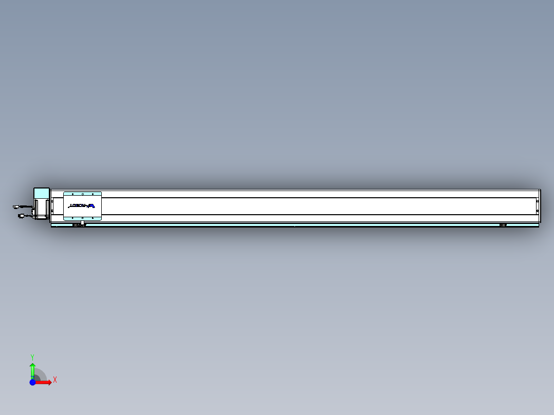 威洛博VBC同步带传动一无尘环境VBC14-L45-S1750-BRU-ZP40-C3前视图