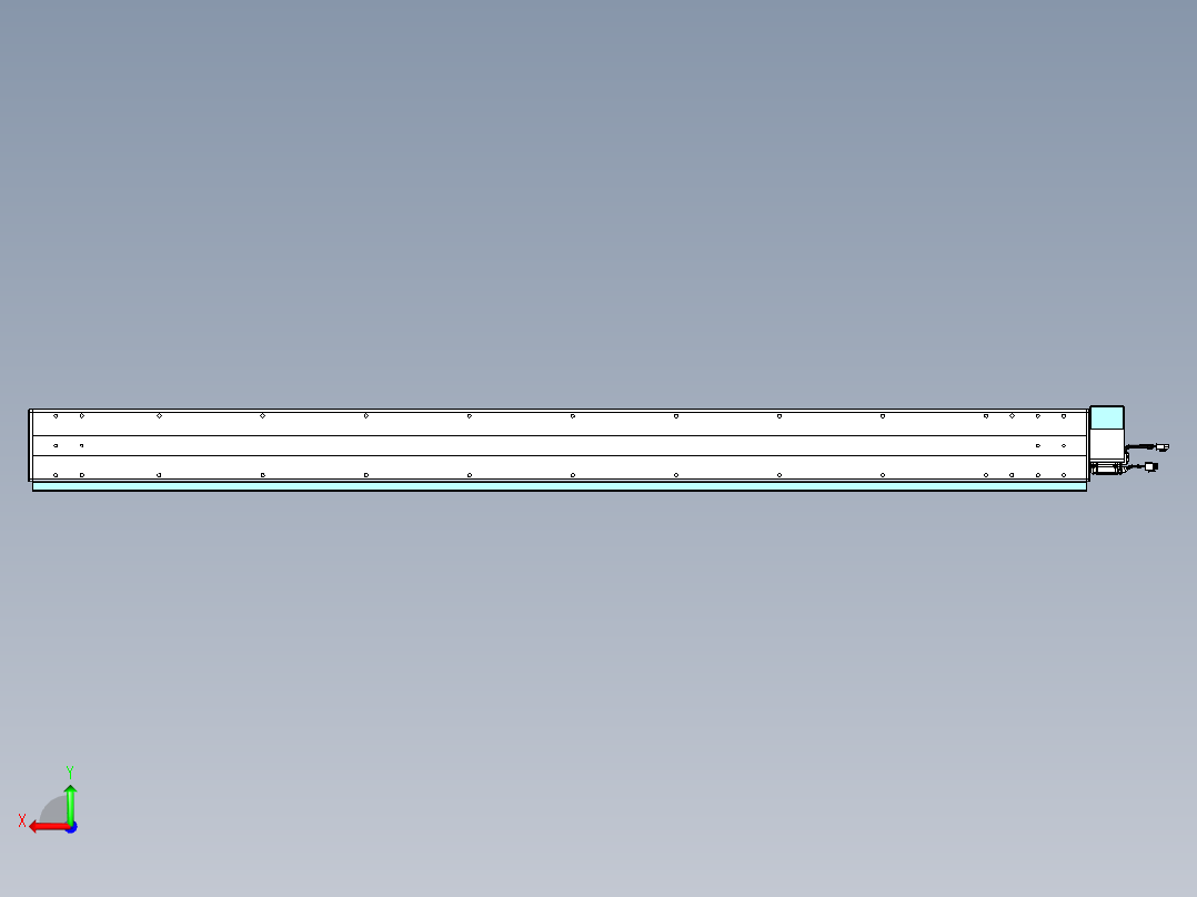 威洛博VBC同步带传动一无尘环境VBC14-L45-S1750-BRU-ZP40-C3后视图