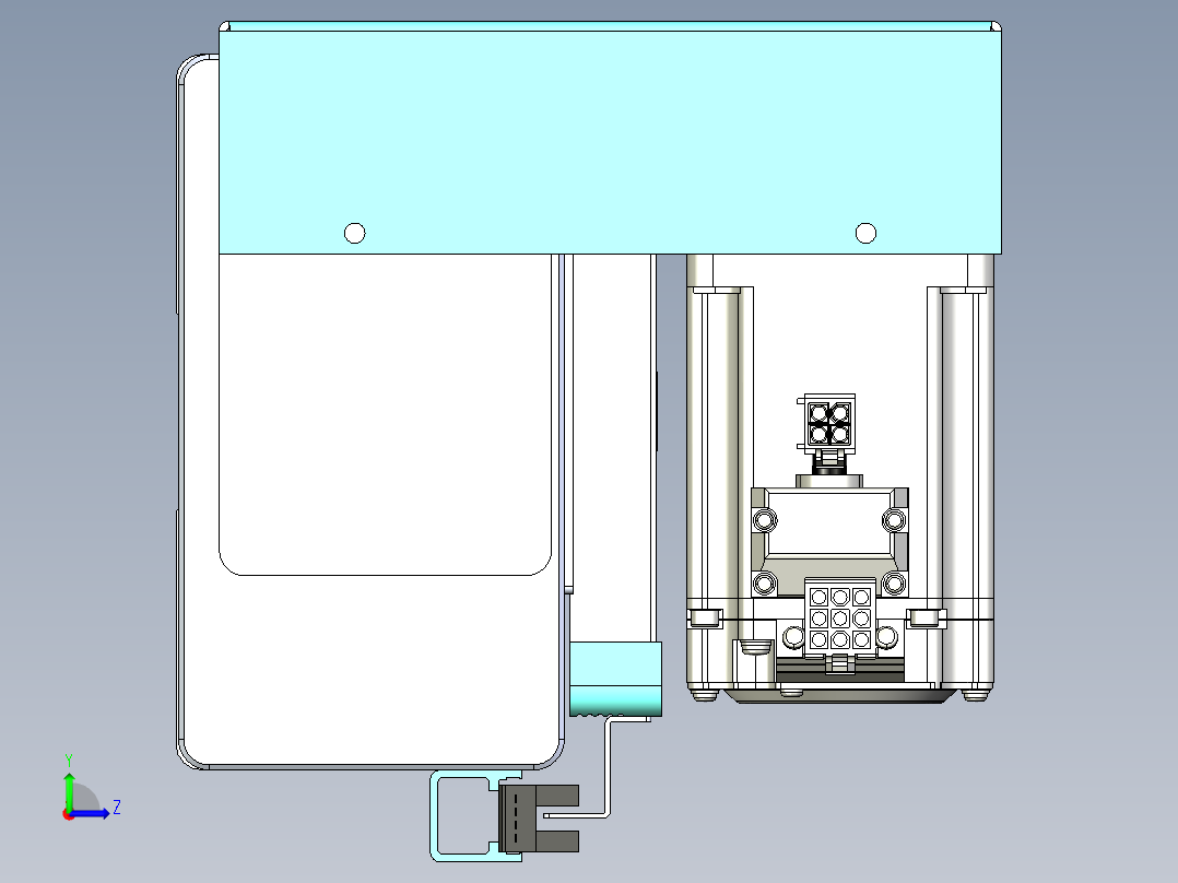 威洛博VBC同步带传动一无尘环境VBC14-L45-S1750-BRU-ZP40-C3左视图