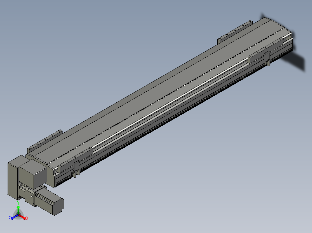 直线模组LHB21-L40-S1300-LD设计图纸