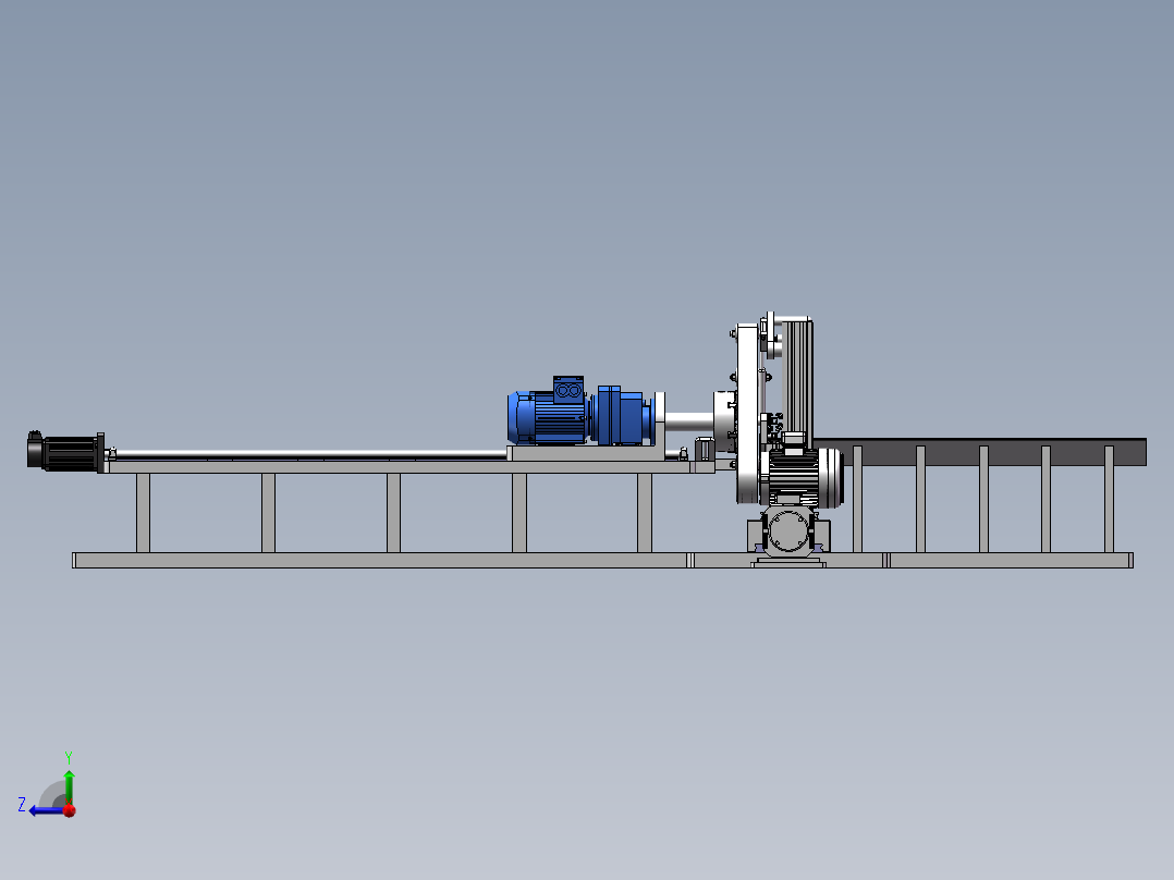 钢管除锈清理机18右视图