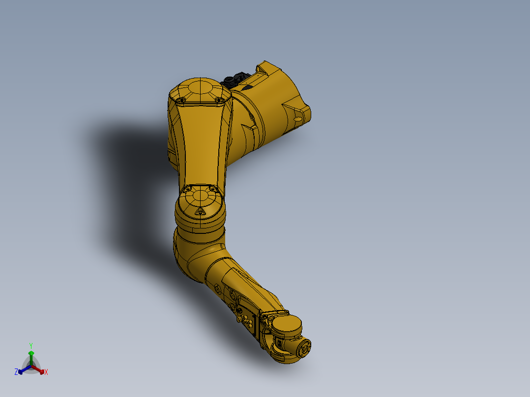 史陶比尔6-Axis Robotic Arm主视图