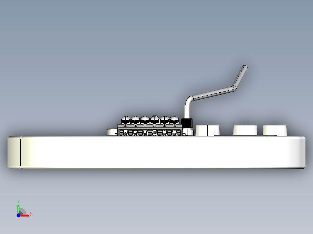 雕刻的电吉他1前视图