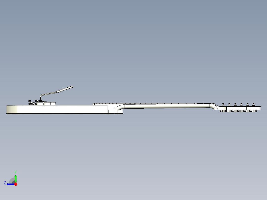 雕刻的电吉他1右视图