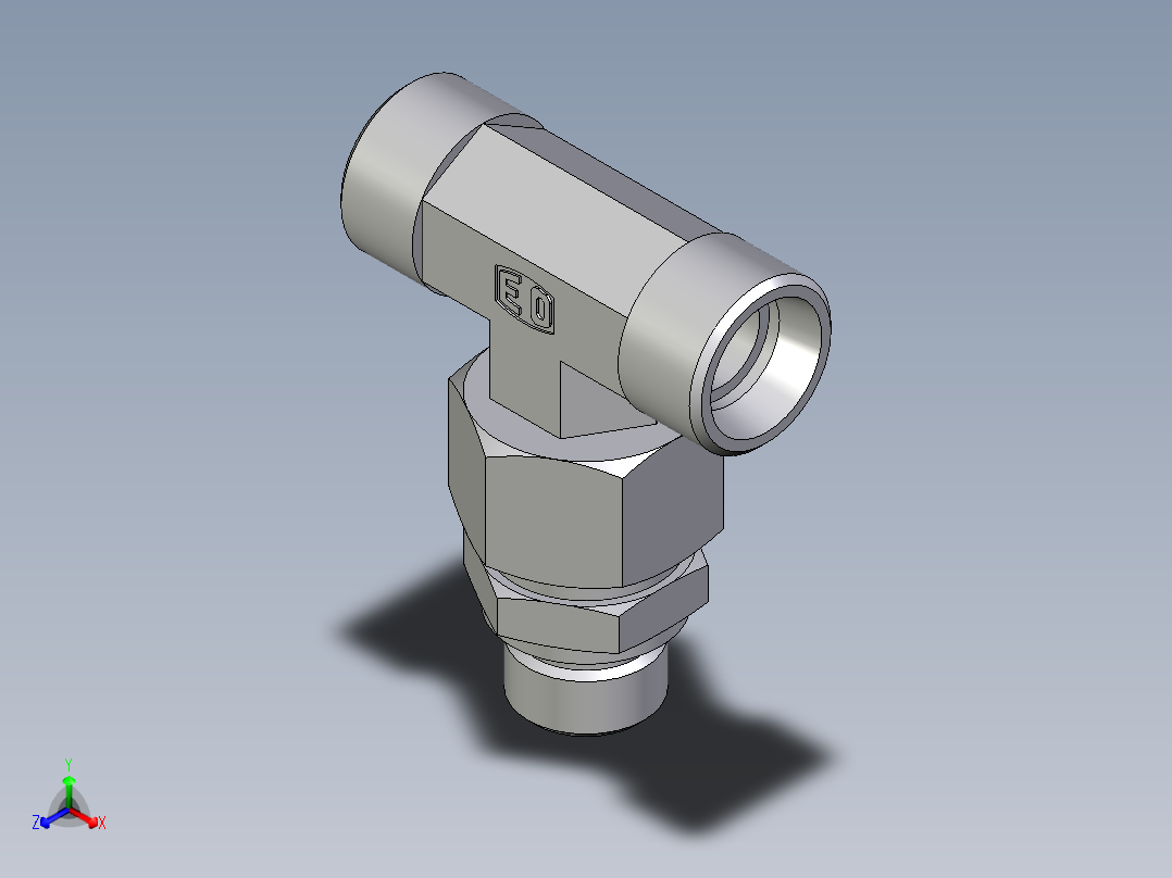 卡套式工业通用硬管接头EO_Assembled_adjustable_standpipe_branch_tee_EVT15LMOMD71