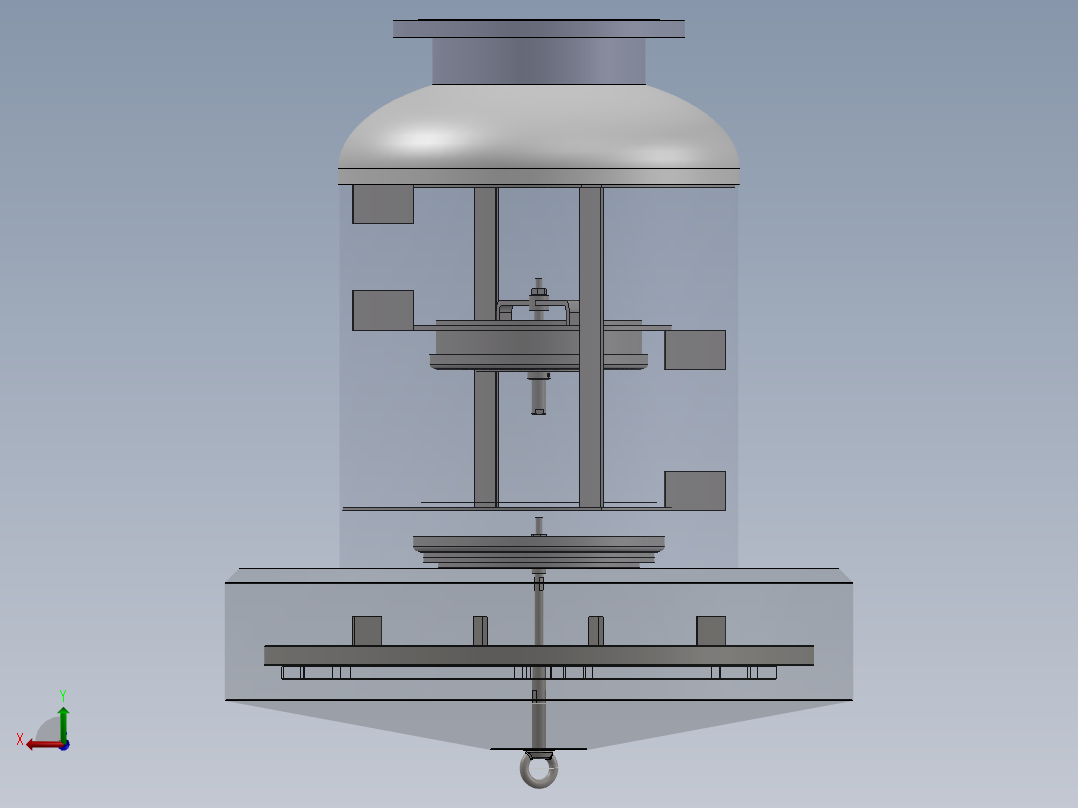 DN300呼吸阀后视图