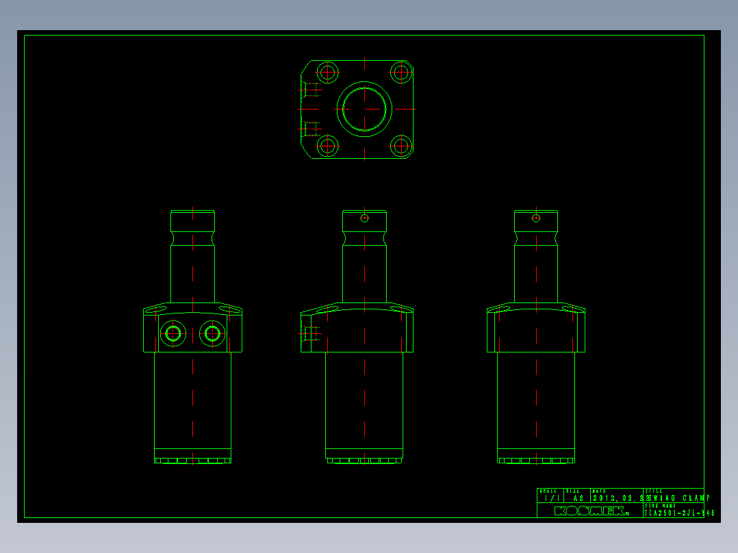 KOSMEKTLA2501-2JL-Y45多系列多零件图纸模型