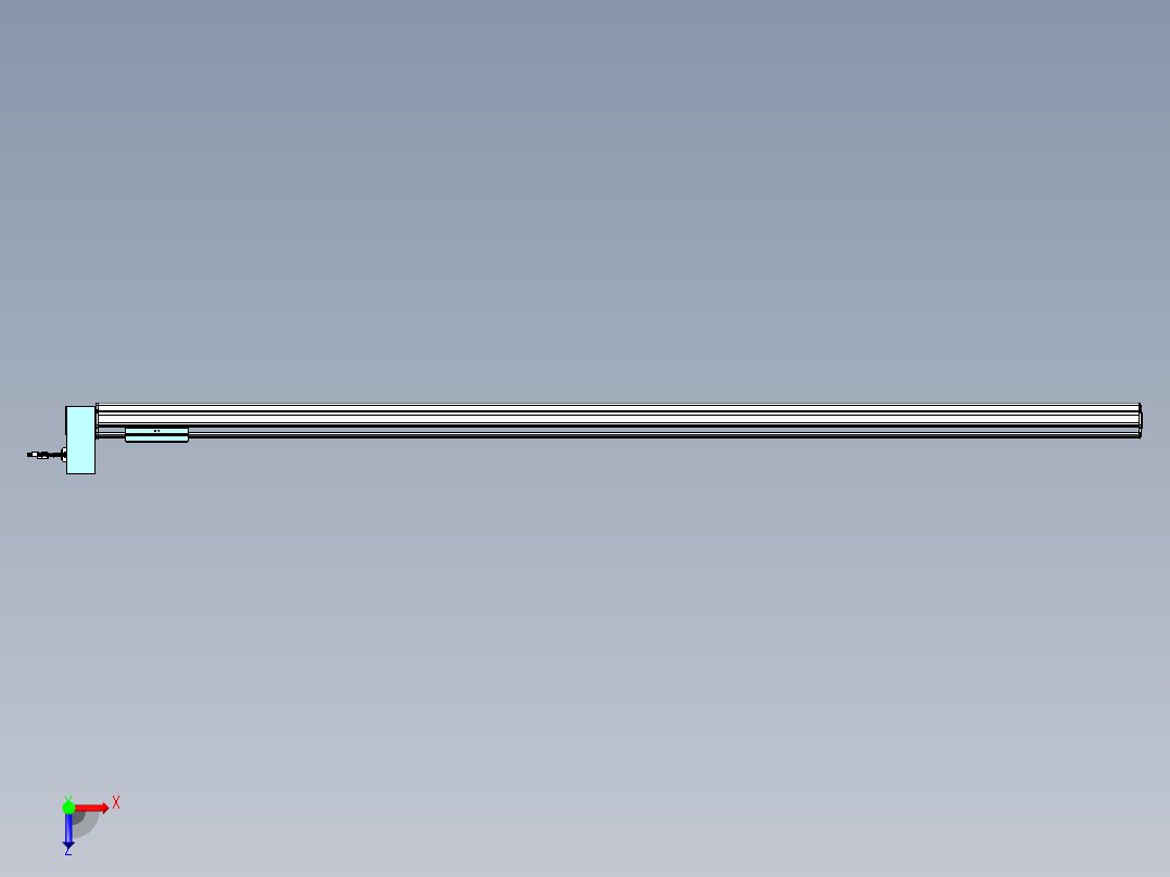 威洛博VBF同步带传动一般环境VBF14-L45-S2050-BRU-ZP40-C3俯视图