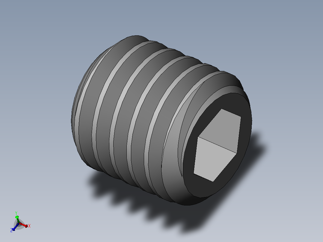 DIN 913-ISO 4026 固定螺钉-M8 L=8.SLDPRT