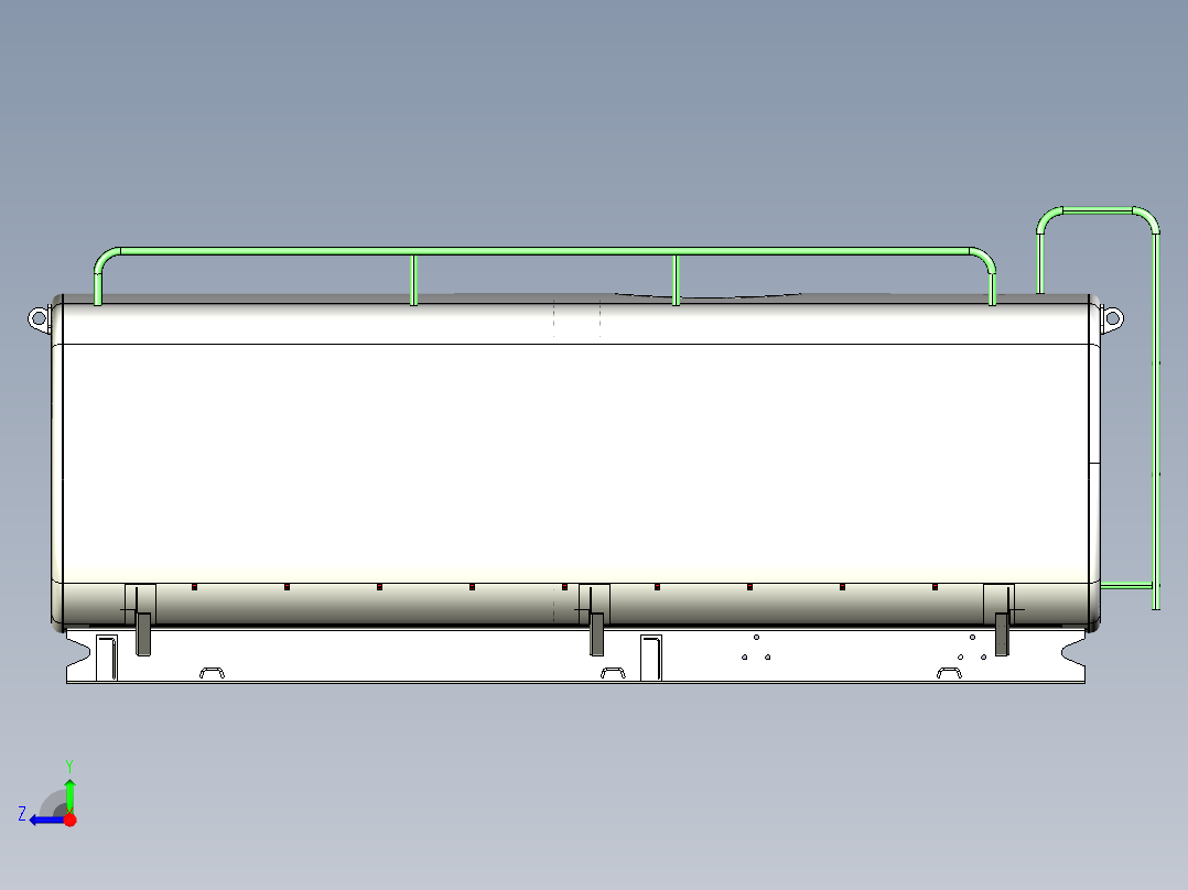 10吨洒水车罐===1151545==100右视图