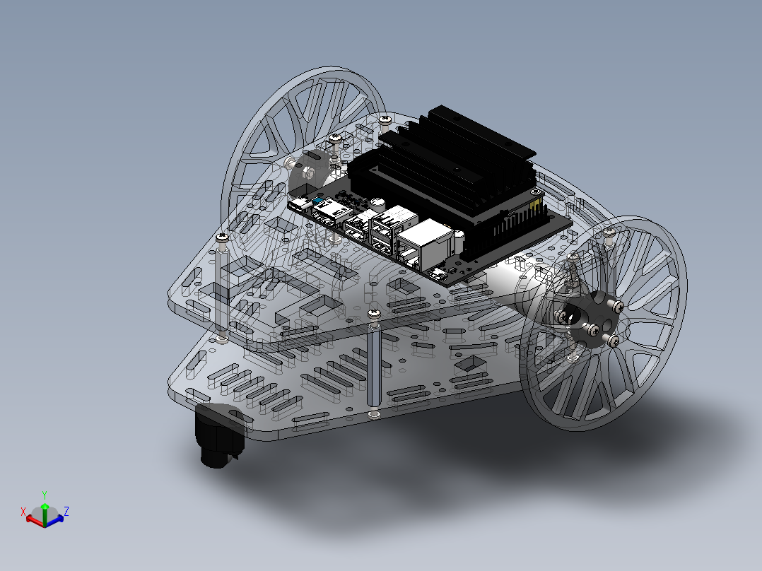 Puzzlebot ROS2智能编程小车结构