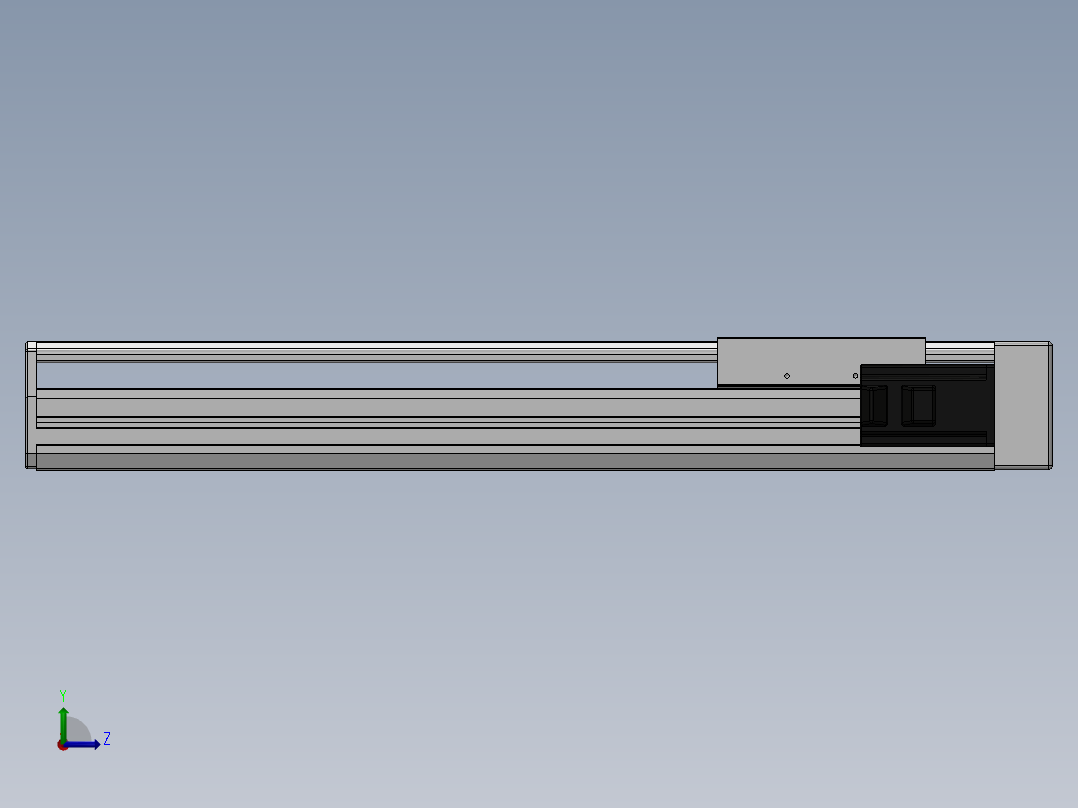 精密模组MY170-T10-450L-BR-P40B-C4-C左视图
