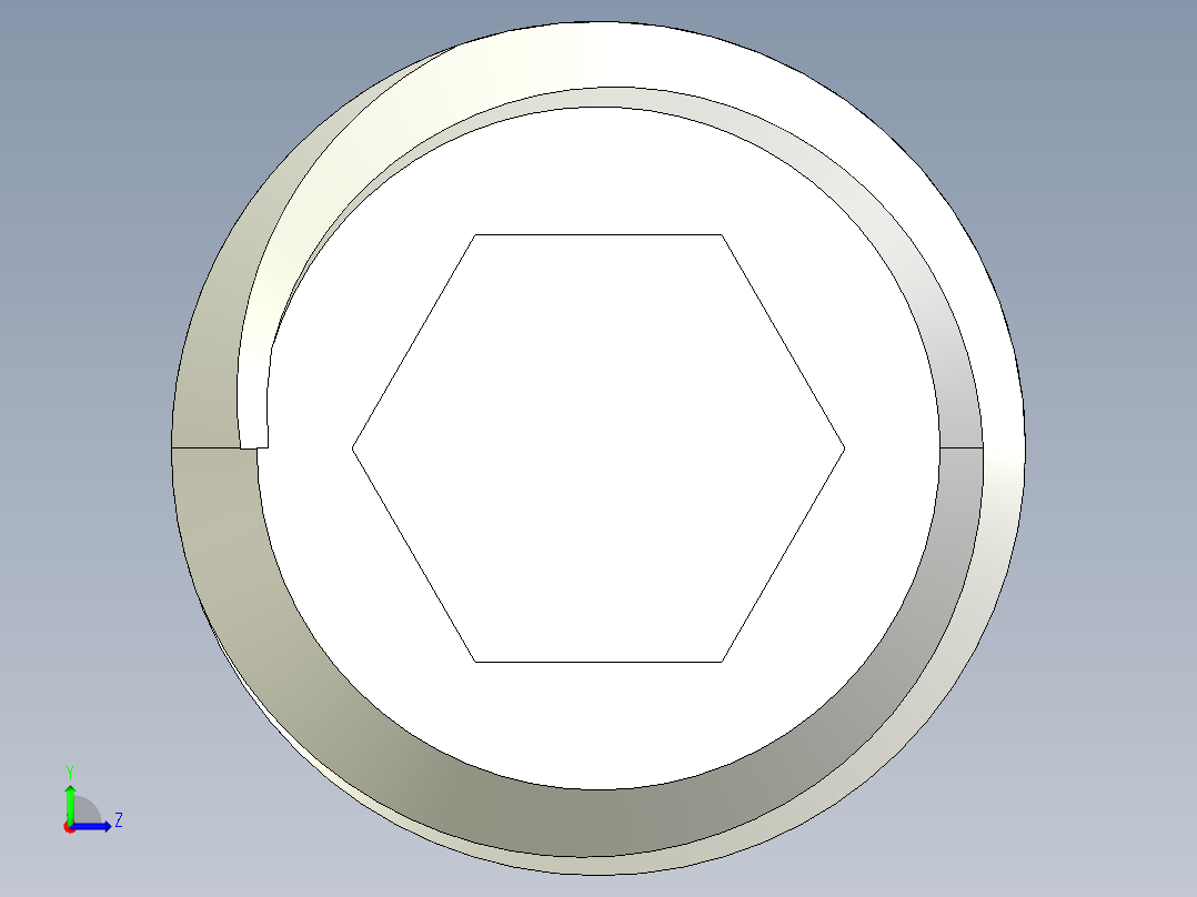 DIN 913-ISO 4026 固定螺钉-M4 L=8.STEP左视图