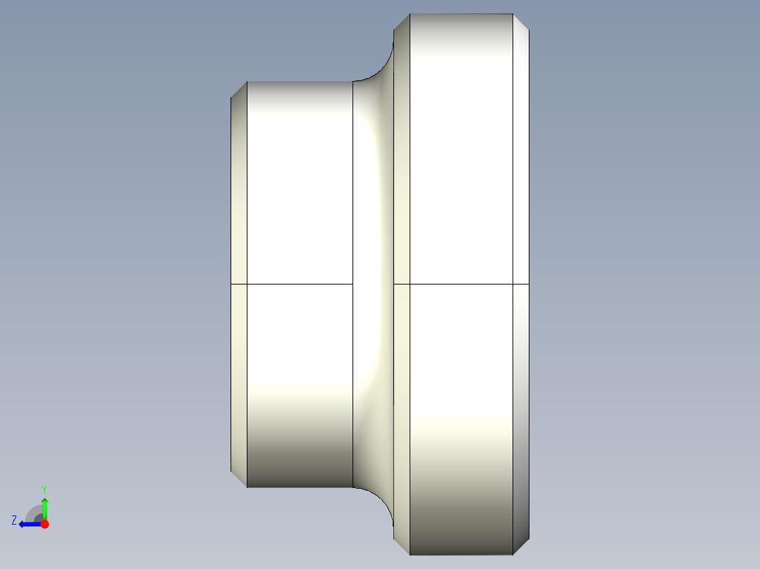 水平調整腳座(迷你型)2256(A)-3D多系列多零件图纸模型右视图