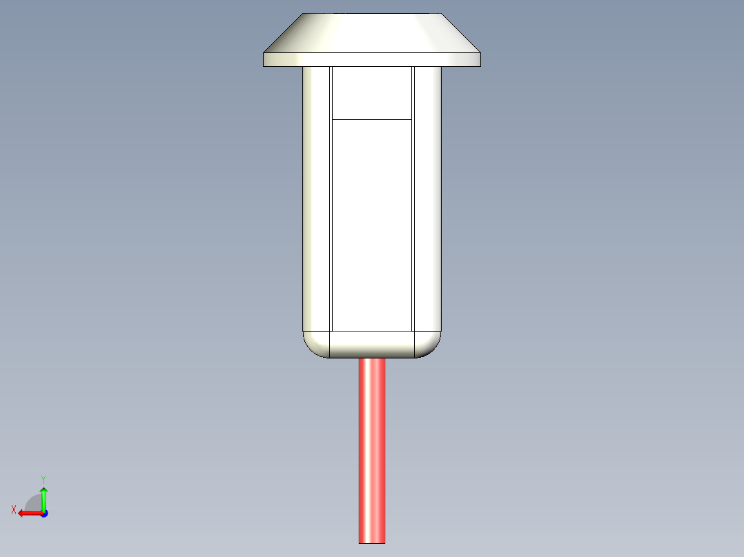 Type C 连接器插孔母 type c 插孔连接器后视图