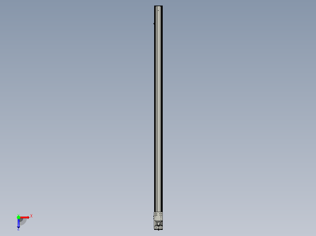 东锦齿条传动DH136G-S3400-BU-减速机+P400W俯视图