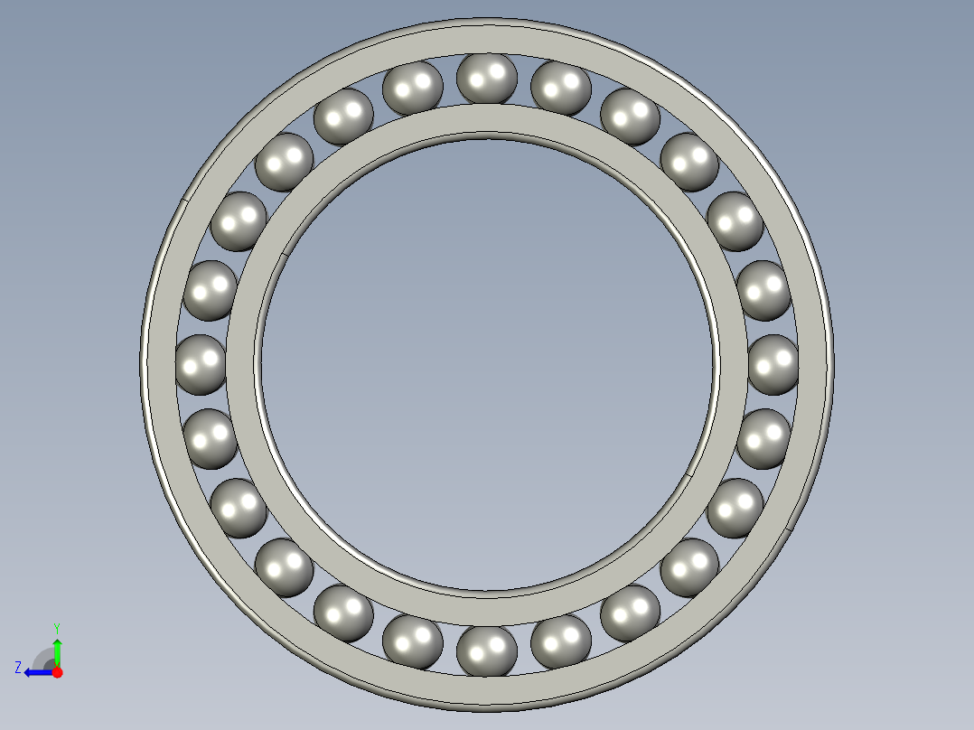 深沟球轴承6013右视图