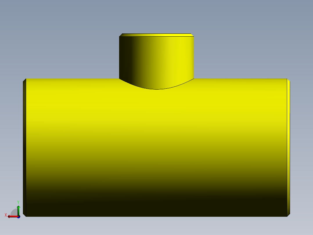 educing outlet tee inch