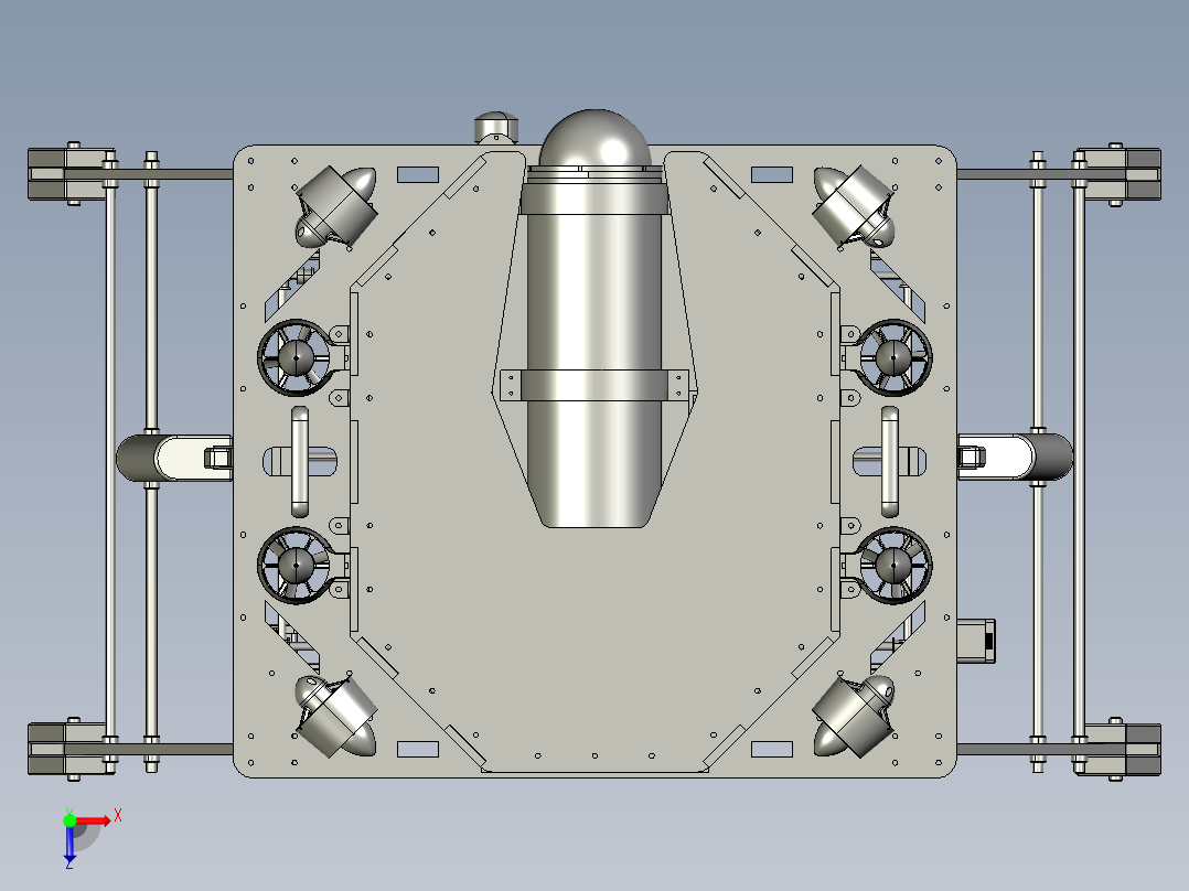 二维图出图文件俯视图