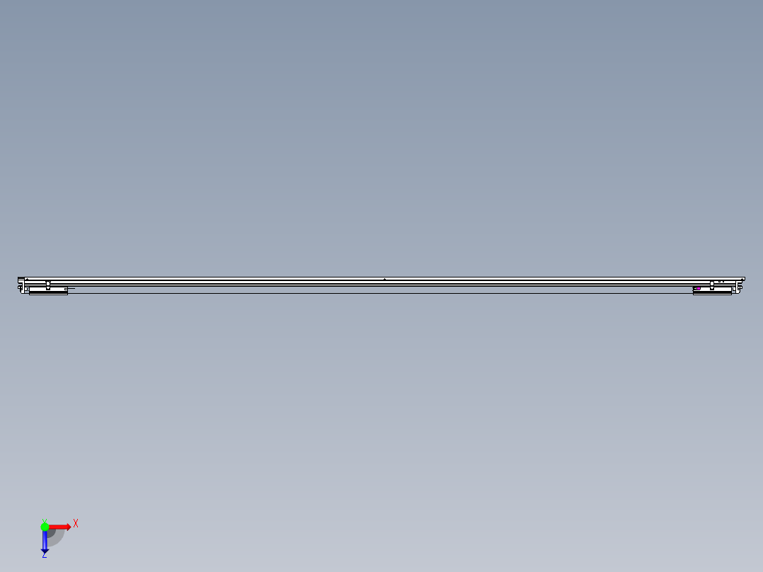 威洛博VL系列直线电机模组-2VL22H3-S3400俯视图