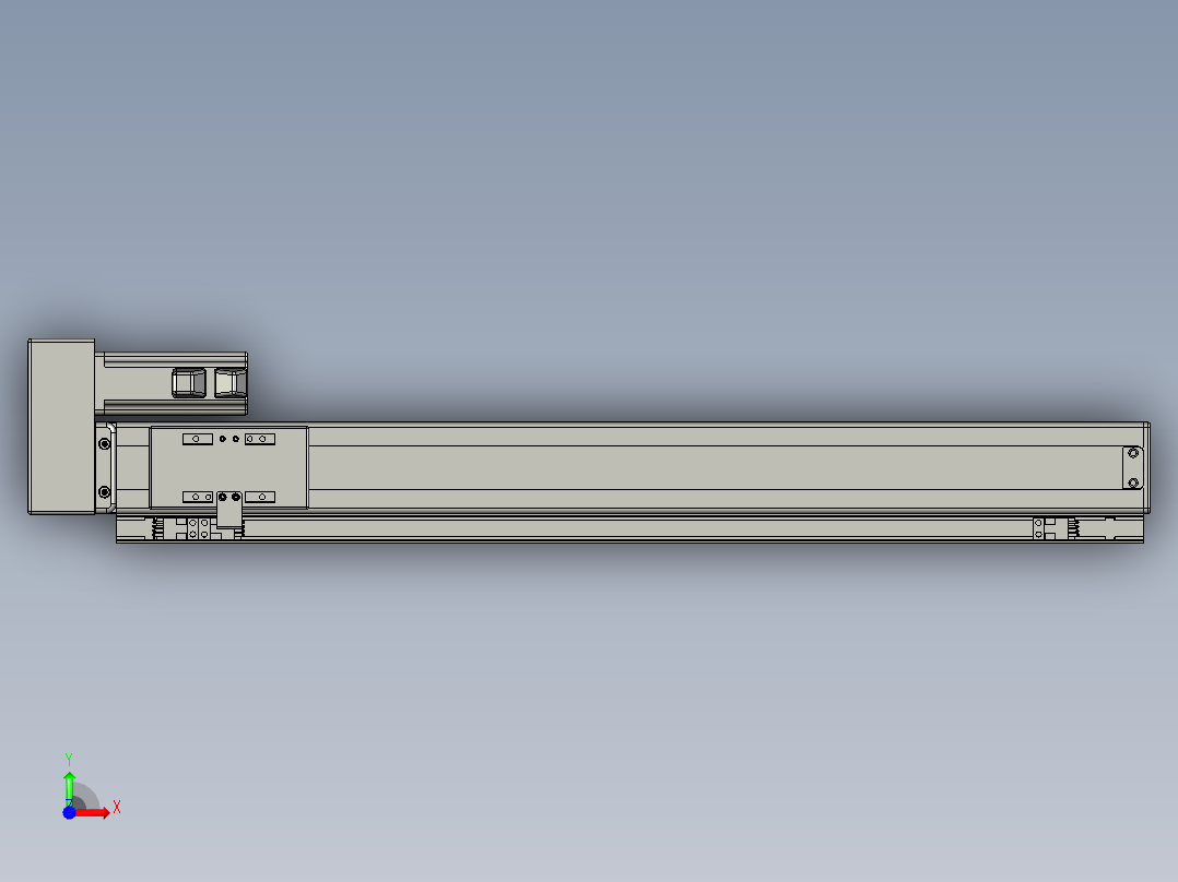 VF丝杆传动-一般环境VT5-L10-C-S480-BR-P10-D4前视图
