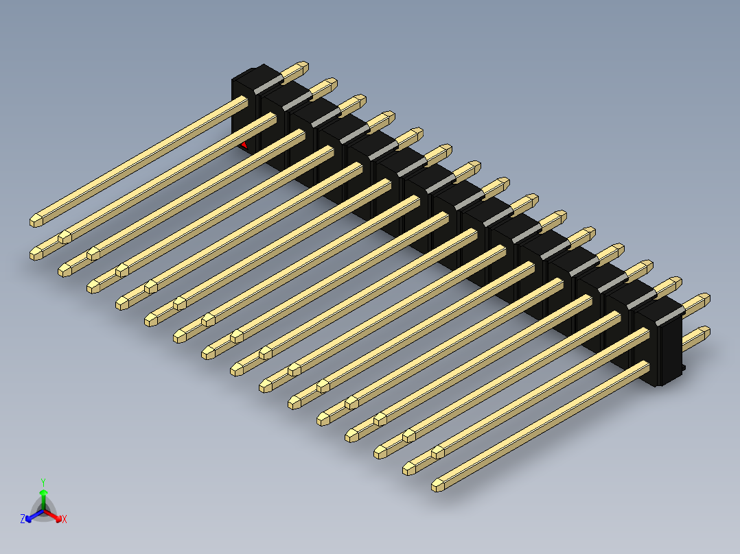 彩色公头100mil（2.54mm）系列-DS1021_black_2x15p_100mil_Type19_rev1.0