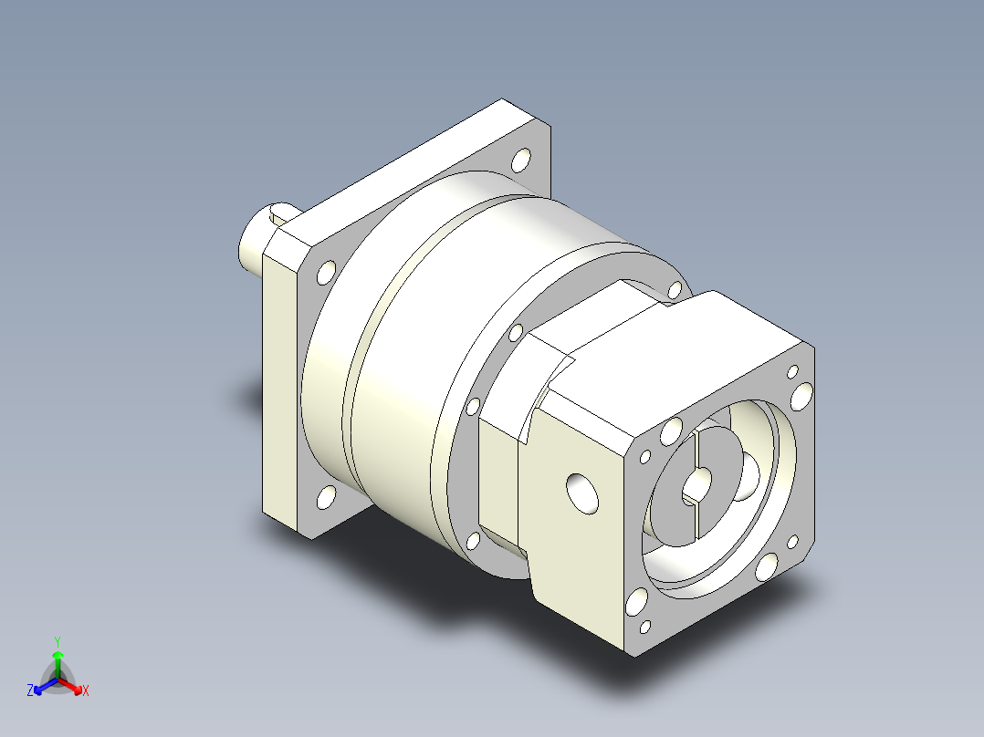直齿PLF120-L2-LC 14-73-98.43-M6.stp正等轴测图