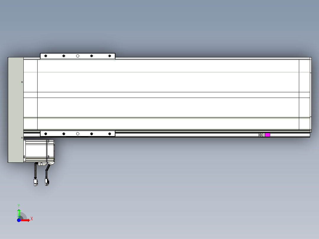 VF丝杆传动-一般环境VF27-Lxx-C-S650-BL-ZP75-C3前视图
