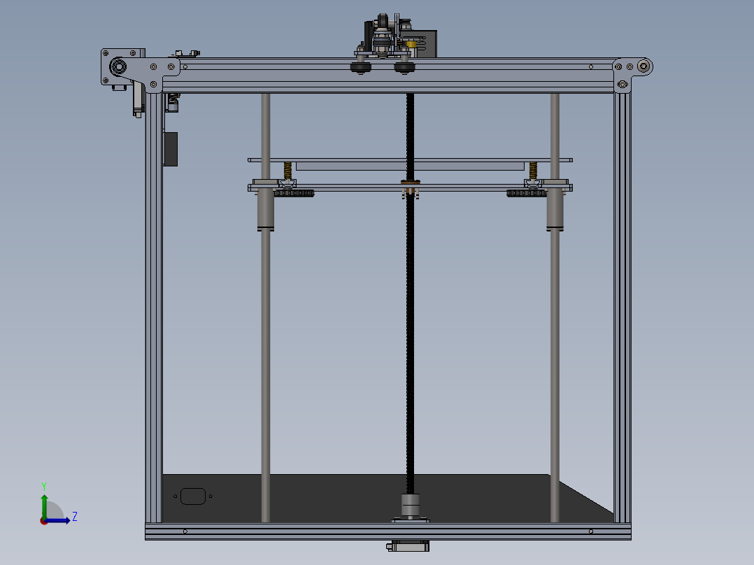创想三维（Creality）打印机左视图